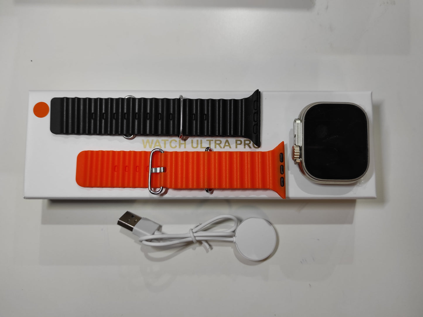 Smartwatch Ultra Pro con 2 correas ( naranja + negro ) - additional image 8